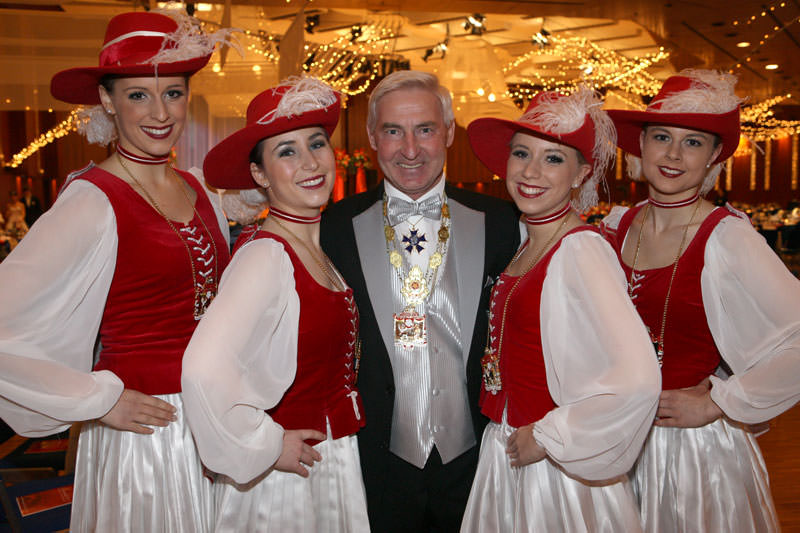 Praesident mit Garde