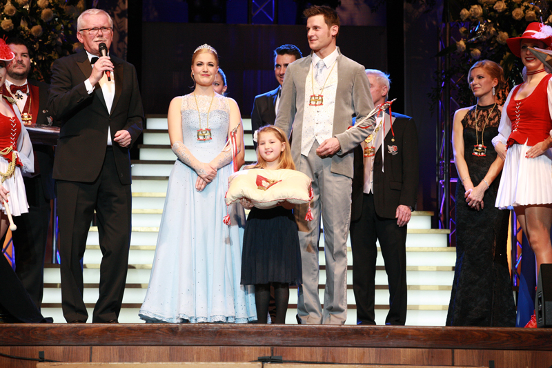 Reinhold Frey bei der Inthronisation des Rosenheimer Prinzenpaars 2015