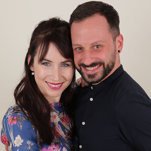 Die Trainer Tanja Fegg und Thomas Stadler