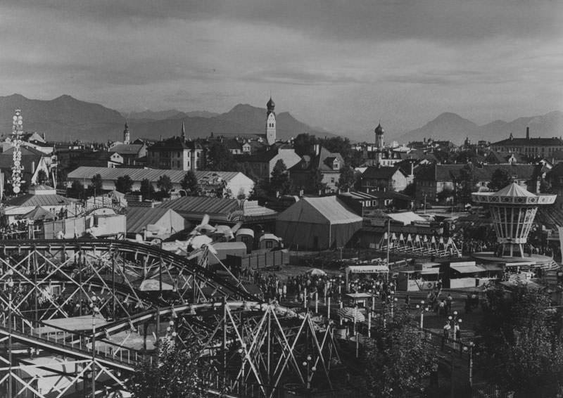 Blick auf das Herbstfest von damals