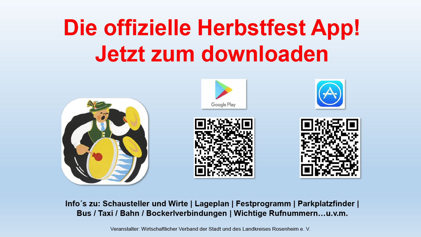 Jetzt die offizielle Herbstfest-App herunterladen