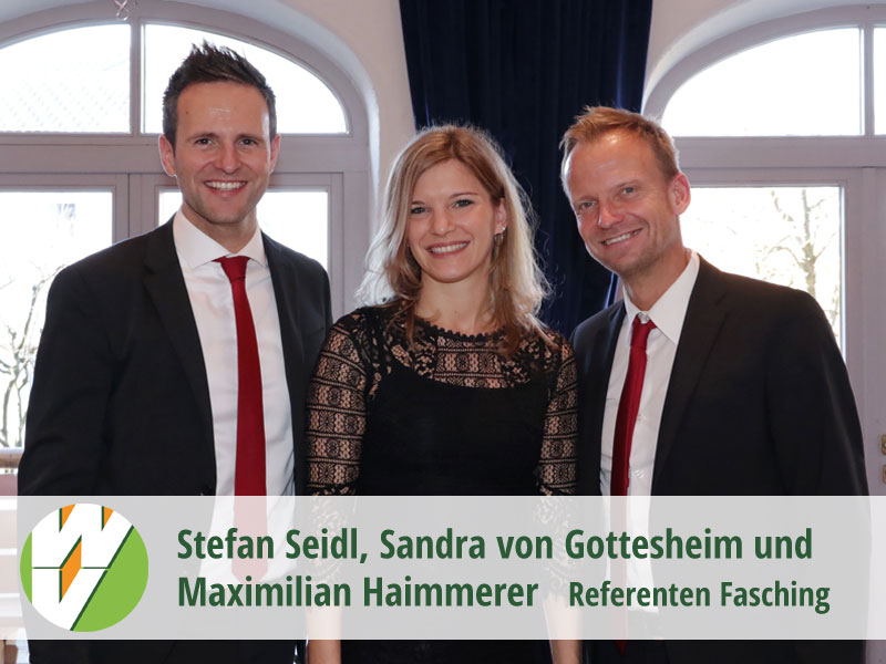 Stefan Seidl, Sandra von Gottesheim und Maximilian Haimmerer