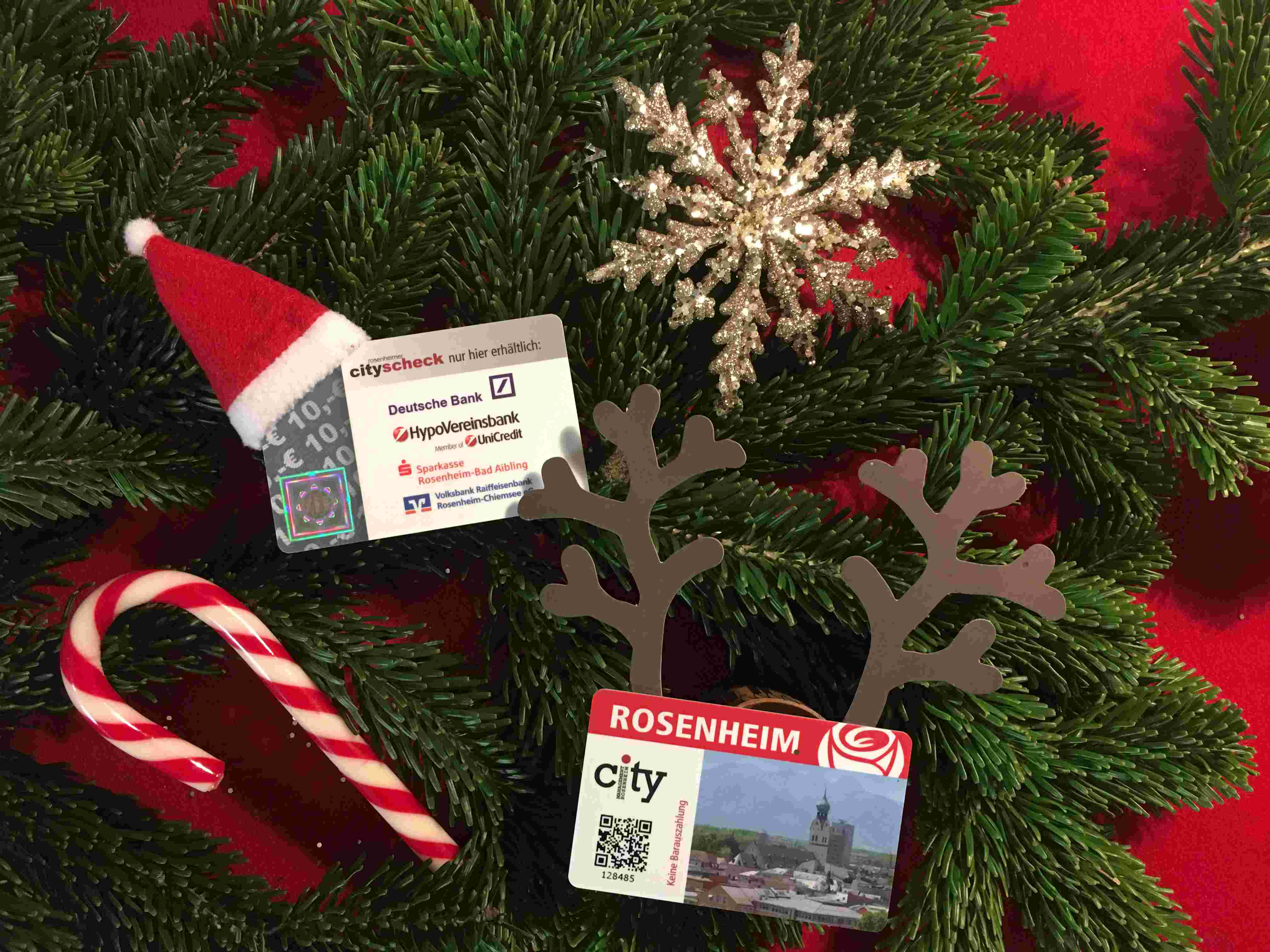 Weihnachtsscheck des Citymanagements