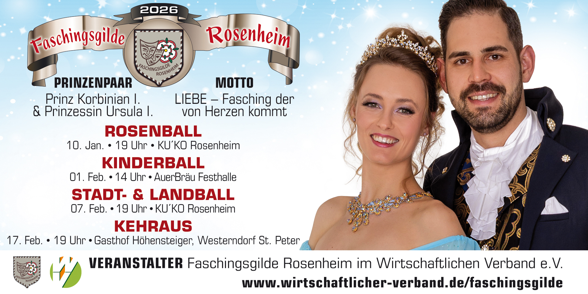 Termine Fasching 2026