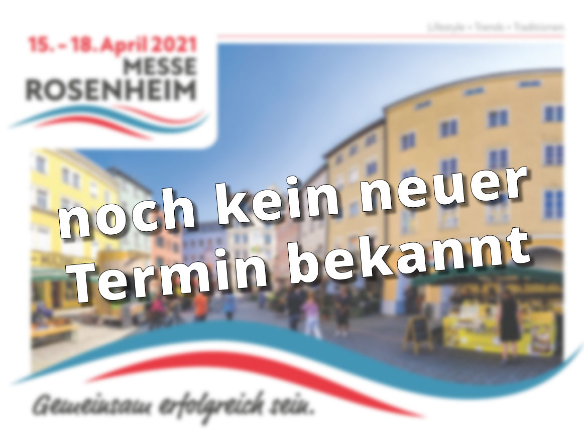 Messe 2022 verschoben