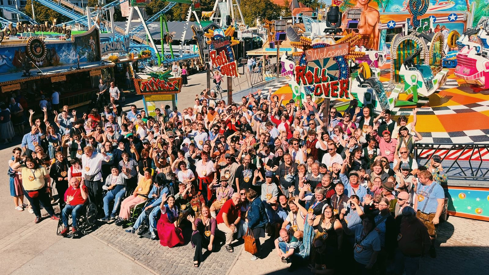Foto: WV intern - Die Wendelstein Werkstätten zum Besuch auf dem Rosenheimer Herbstfest