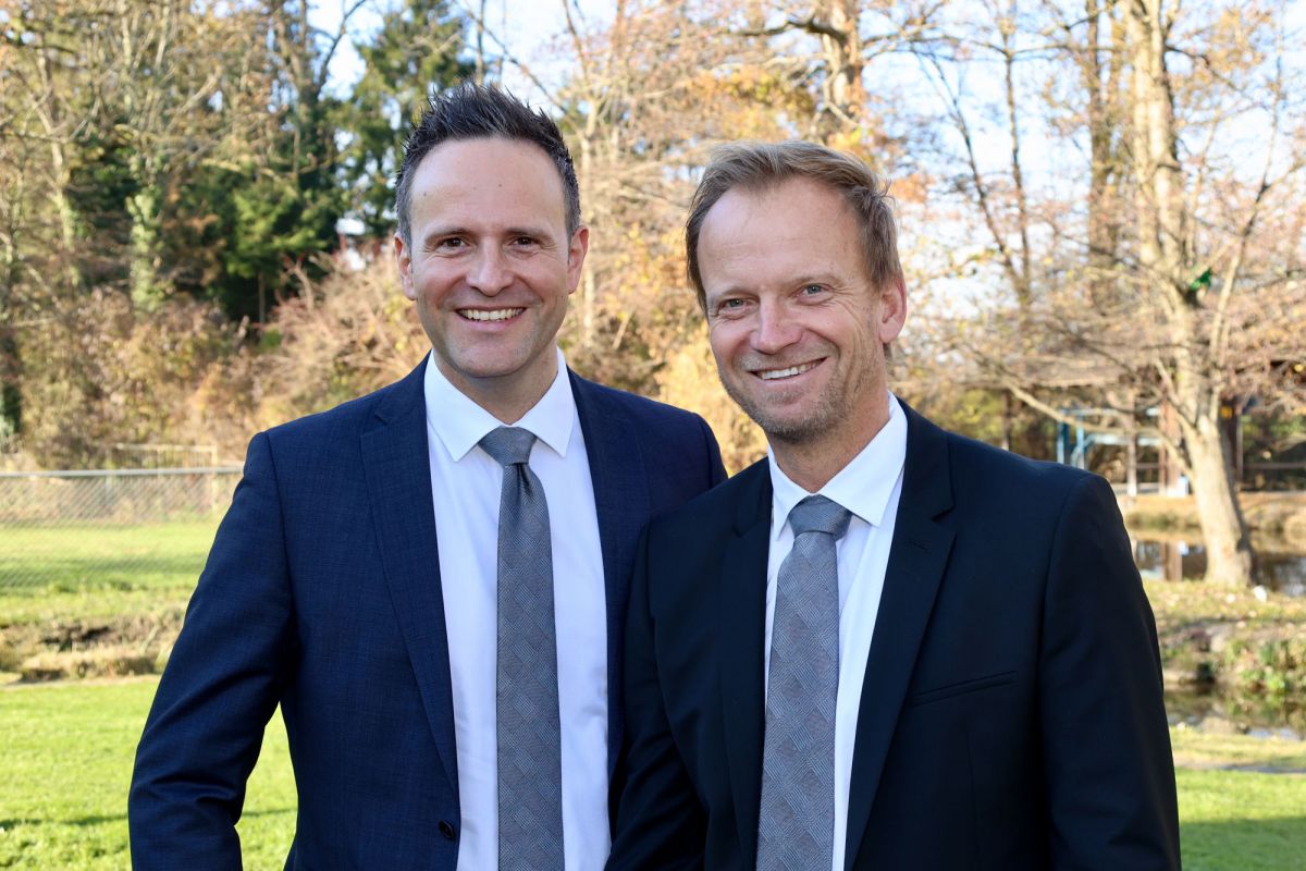 Präsident Stefan Seidl (li.) und Vizepräsident Max Haimmerer (re.)